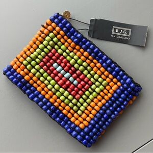 NEW RJ Graziano Beaded Stretch Cuff Wrist Bracelet